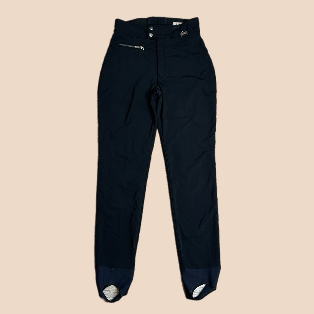 Nils Women’s Black High Waisted Ski Stirrup Pants Sz 4